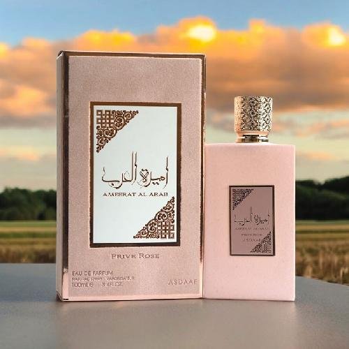 Ameerat Al Arab Prive Rose Arabic Floral Sweet Fruity Fragrance for Women - 100ml