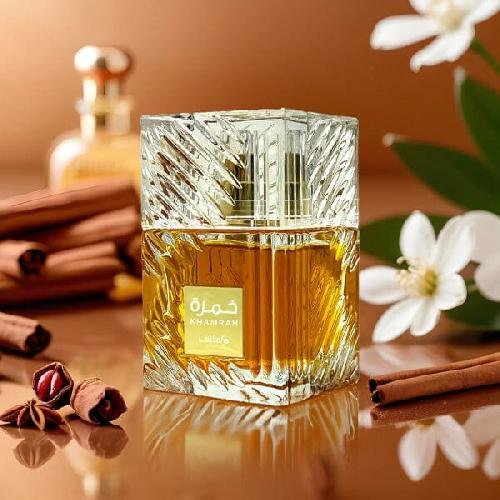 100% Arabic Perfume Lattafa Khamrah Eau De Perfume - 100ml  For Men & Women